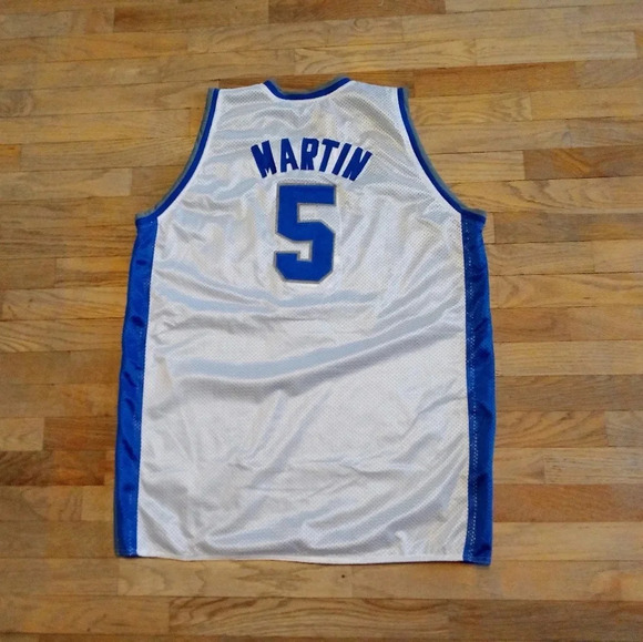 Kentucky Wildcats Jersey Reversible Gray White Embroidered #5 Martin Men’s XL - Picture 4 of 10